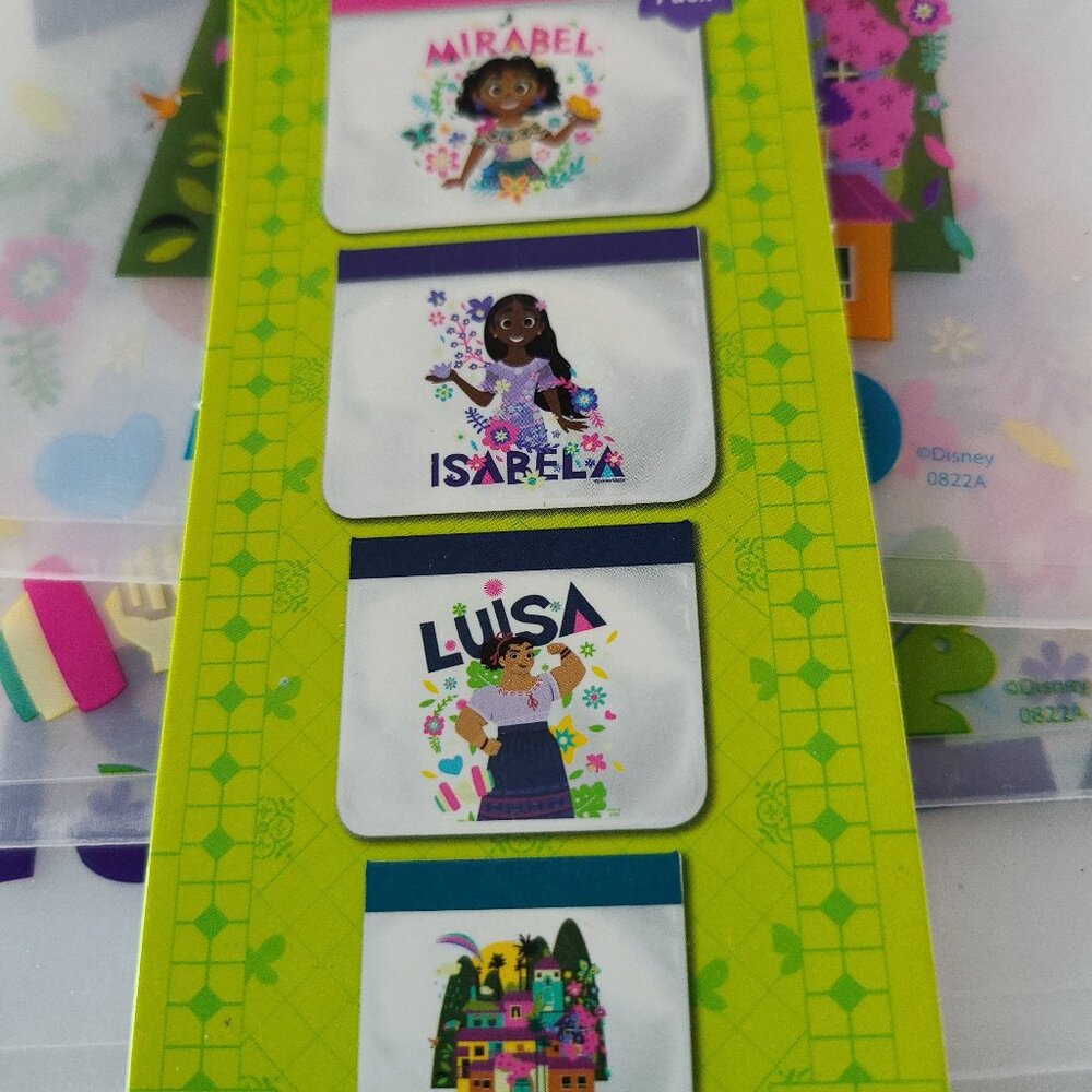 2022 DISNEY ENCANTO ORIGINAL WASHABLE 4 PACK REUSABLE SNACK BAGS ASSORTED SIZES